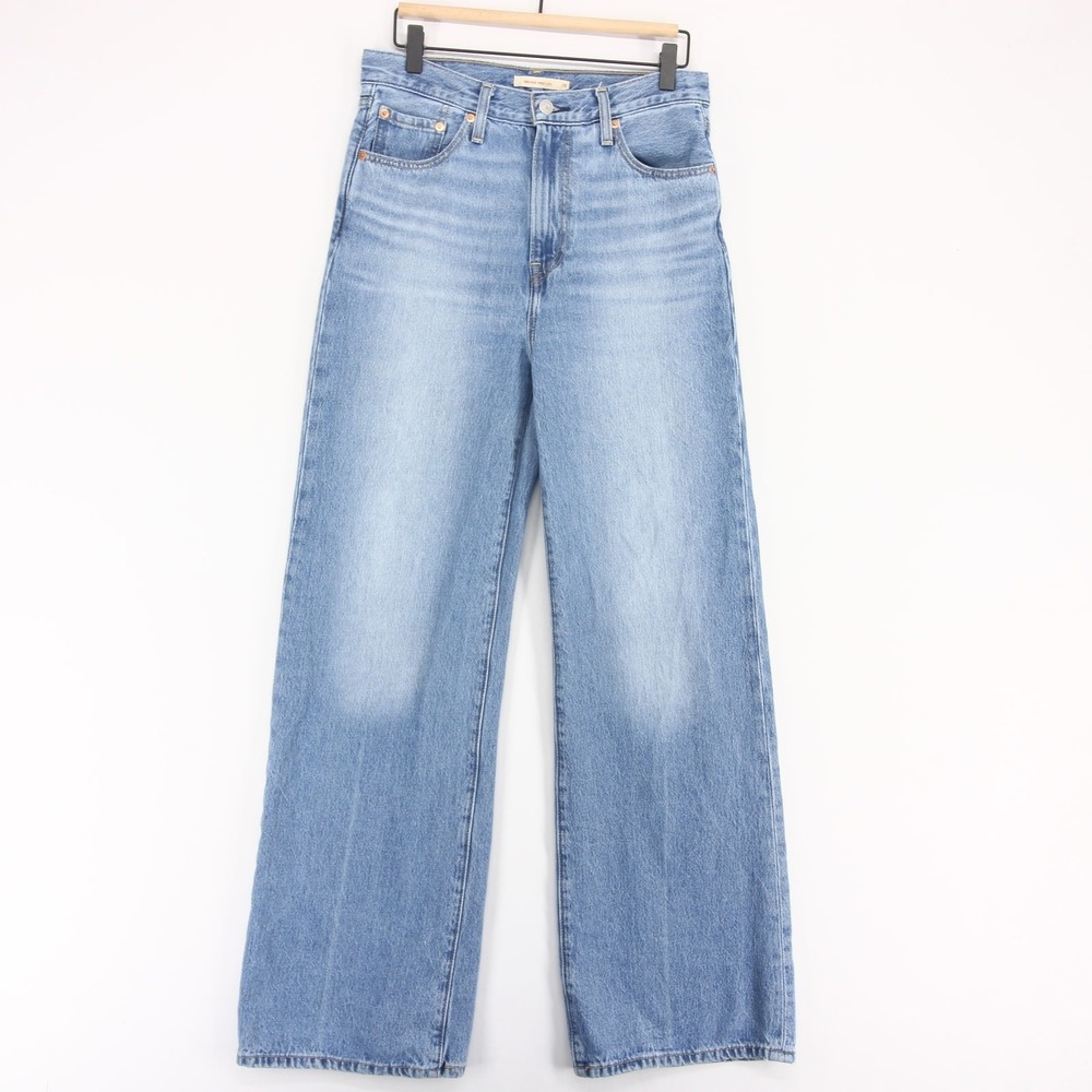 Levi's Light Blue Wide Leg Flare Jeans